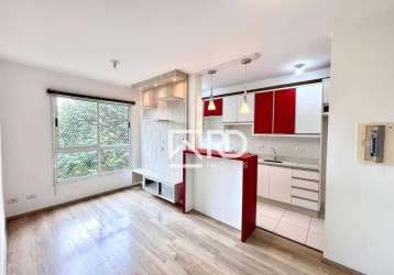 Apartamento com 2 dormitórios para alugar, 47 m² por r$ 2.192,00/mês - neoville - curitiba/pr