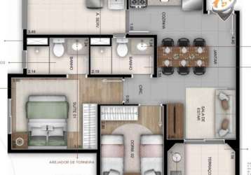 Apartamento com 2 dormitórios à venda, 51 m² por r$ 385.000,00 - vila maria baixa - são paulo/sp