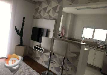 Apartamento com 2 dormitórios à venda, 80 m² por r$ 478.000,00 - tremembé - são paulo/sp