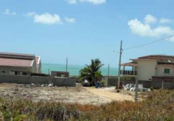 Terreno à venda, 420 m² por r$ 80.000 - loteamento colinas de pitimbú em praia bela - pitimbú/pb