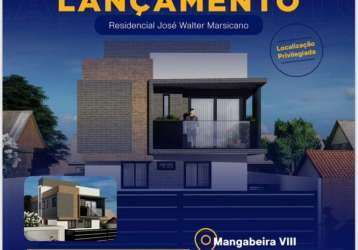 Apartamento com 2 dormitórios à venda por r$ 160 - mangabeira - joão pessoa/pb