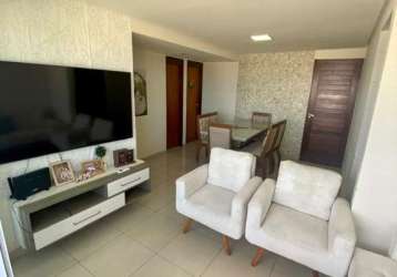 Apartamento com 2 dormitórios à venda, 60 m² por r$ 400.000,00 - tambauzinho - joão pessoa/pb