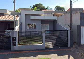 Casa com 2 dormitórios à venda, 80 m² por r$ 250.000,00 - jardim silvino - cambé/pr