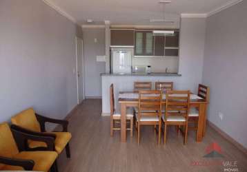 Apartamento com 03 dormitórios à venda, 73 m² por r$ 470.000 - monte castelo - são josé dos campos/sp