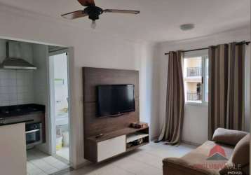 Lindo apartamento com 01 dormitório à venda, 40 m² por r$ 285.000 - monte castelo - são josé dos campos/sp