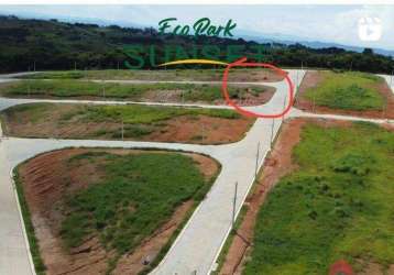 Terreno à venda, 308 m² por r$ 275.000,00 - eco park  - caçapava/sp