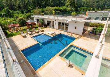 Casa com 4 dormitórios à venda, 1466 m² por r$ 20.000.000,00 - tamboré 1 - barueri/sp