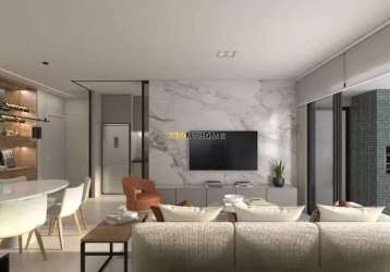 Apartamento com 2 quartos com suíte e lavabo à venda, 101 m² por r$ 1.128.000 -