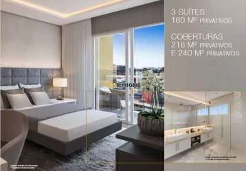 Cobertura à venda, 216 m² por r$ 2.580.000,00 - cabral - curitiba/pr - co0678