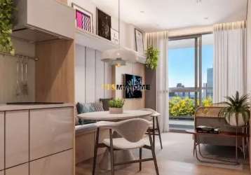 Apartamento com 1 dormitório à venda, 48 m² por r$ 948.531,00 - alto da glória -