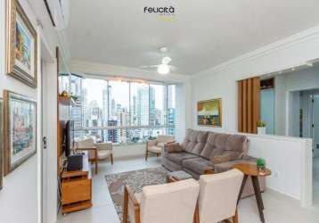 Apartamento quadra mar à venda em balneário camboriú - solar do cangongo