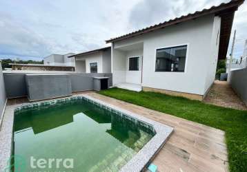 Casa com 3 quartos à venda em benedito, indaial , 74 m2 por r$ 450.000