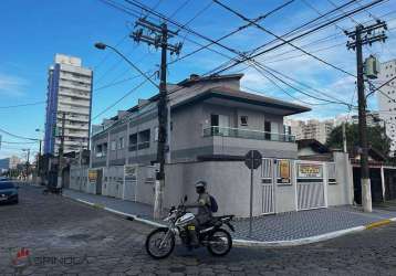 Sobrado com 3 dormitórios à venda, 115 m² por r$ 540.000,00 - aviação - praia grande/sp