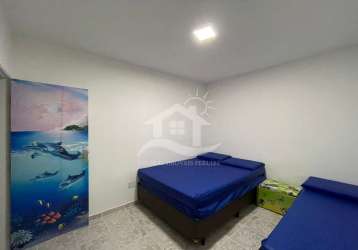 Apartamento - amplo (apartamento) no bairro jardim belmar ii, 2 metros da praia, peruíbe-sp