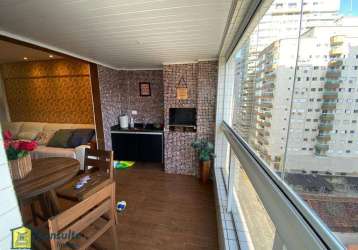 Apartamento com 2 dormitórios à venda, 90 m² por r$ 570.000,00 - ocian - praia grande/sp