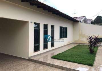 Casa com 3 dormitórios à venda, 68 m² por r$ 480.000,00 - brasília - londrina/pr