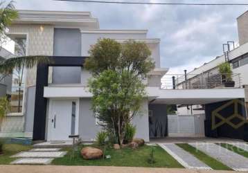 Casa em condomínio fechado com 6 quartos à venda na avenida carlos diaulas serpa, 001, loteamento parque dos alecrins, campinas, 334 m2 por r$ 2.880.000