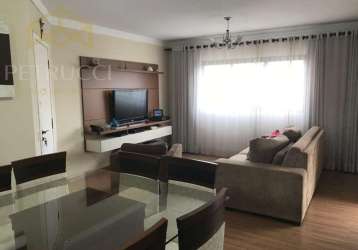 Apartamento com 3 quartos à venda na rua dona eglantina penteado da silva prado, 170, jardim dos oliveiras, campinas, 137 m2 por r$ 849.000