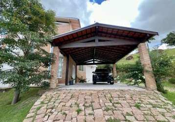 Casa em condomínio fechado com 4 quartos à venda na estrada do jequitibá, 1750, pinheiro, valinhos, 372 m2 por r$ 2.600.000