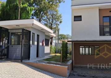 Casa em condomínio fechado com 3 quartos à venda na rua das margaridas, 314, chácara primavera, campinas, 122 m2 por r$ 1.060.000