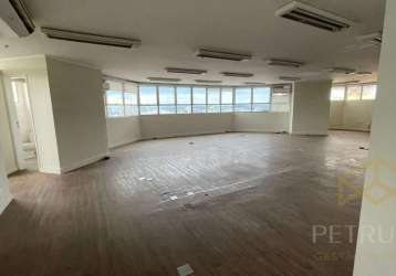 Sala comercial à venda na rua barão de jaguara, 707, centro, campinas, 241 m2 por r$ 980.000