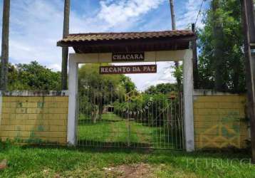 Chácara residencial à venda, fazenda pau d alho, campinas - ch0058.