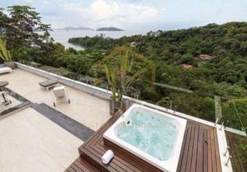 Casa em condomínio fechado com 4 quartos à venda na praia do pulso, 001, perequê açu, ubatuba, 566 m2 por r$ 7.500.000