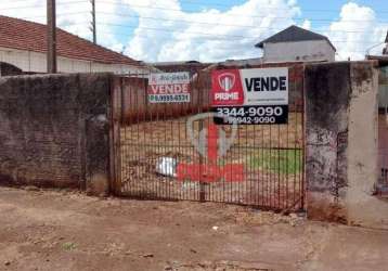 Terreno à venda na vila recreio em londrina. com 360 m² entre as ruas tamanduateí e rua lyzimaco ferreira da costa. ótima localização.