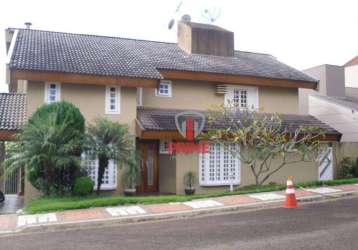 Casa à venda no condomínio vale das araucárias em londrina. sobrado com 4 quartos sendo 2 suítes, sala, lavabo, copa, cozinha, área de serviço, 3 banh