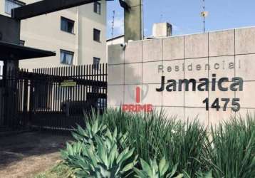 Apartamento à venda no parque jamaica em londrina. com 2 quartos, sala, cozinha, área de serviço e 1 vaga de garagem.