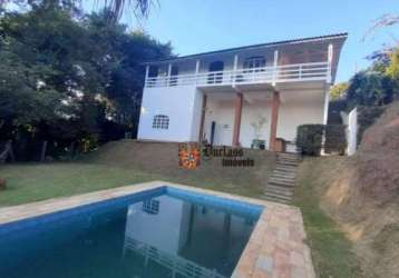 Casa com 6 dormitórios à venda, 708 m² por r$ 3.700.000,00 - condomínio marambaia - vinhedo/sp