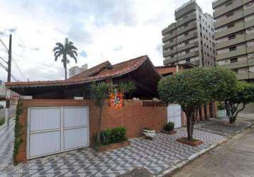 Casa com 3 dormitórios à venda, 200 m² por r$ 640.000 - aviação - praia grande/sp