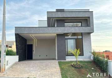 Casa térrea com piscina no condomínio reserva ipanema em sorocaba/sp