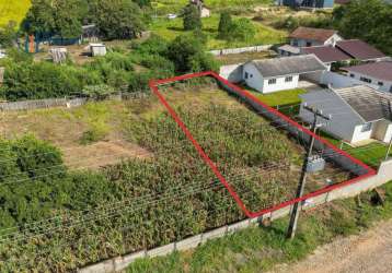 Terreno à venda, 606 m² por r$ 110.000,00 - riozinho - irati/pr