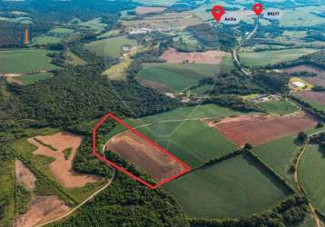 Terreno à venda, 33.880 m² por r$ 500.000 - zona rural - fernandes pinheiro/pr