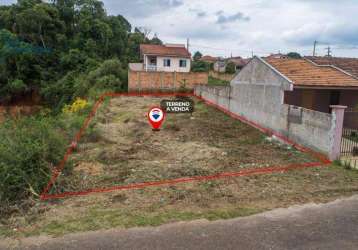 Terreno à venda, 327 m² por r$ 87.000,00 - cartom ii - irati/pr