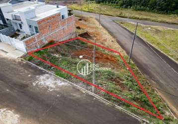 Terreno à venda, 389 m² por r$ 180.000,00 - villages solaris - irati/pr