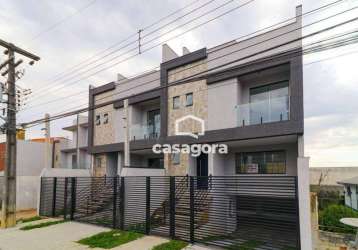 Sobrado com 3 dormitórios à venda, 135 m² por r$ 850.000,00 - sítio cercado - curitiba/pr