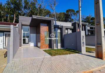 Casa com 3 dormitórios à venda - gralha azul - fazenda rio grande pr