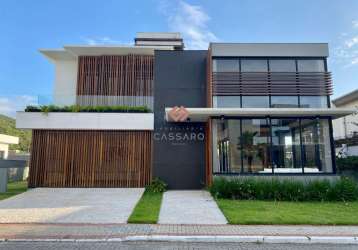 Casa em condomínio fechado com 4 quartos para alugar no cachoeira do bom jesus, florianópolis , 320 m2 por r$ 18.000