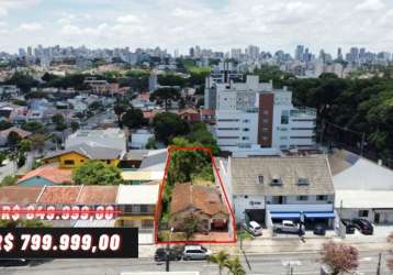 Terreno a venda 540m² no bairro santa quitéria - curitiba/pr