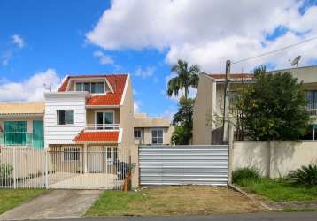 Sobrado em construção com 4 quartos no thereza glaser, atuba – curitiba/pr