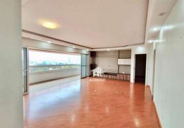 Apartamento com 4 dormitórios, 166 m², vista incrível do lago.