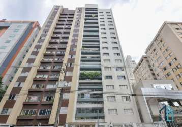 Apartamento mobiliado, 03 quartos c/suíte, 02 vagas, 30 metros do shopping no batel/água verde em curitiba pr