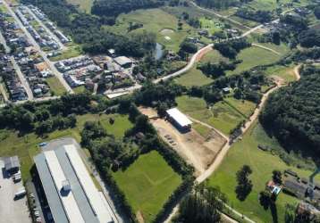 Terreno industrial, 20.000 mil m², perfeito para construção de centros de distribuição, galpões, e empresas indaial -sc