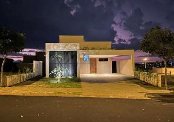 Casa térrea a venda com 3 suítes no cond quintas de são josé viila de san paolo