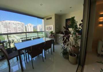 Apartamento com 3 quartos para vender condomínio atmosfera peninsula na barra da tijuca, avenida dos acácias