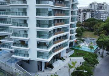 Apartamento 3 quartos (all suites) para vende na barra da tijuca, quadra da praia, condominio playa exclusive residences