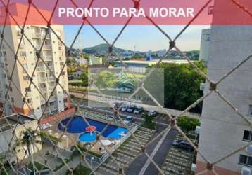 Apartamento à venda em são gonçalo-rj, bairro neves: 2 quartos, 1 sala, 1 banheiro, 1 vaga - 55,00 m2 de área.