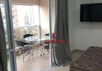 Studio com 1 dormitório para alugar, 44 m² por r$ 2.960,00/mês - jardim botânico - ribeirão preto/sp